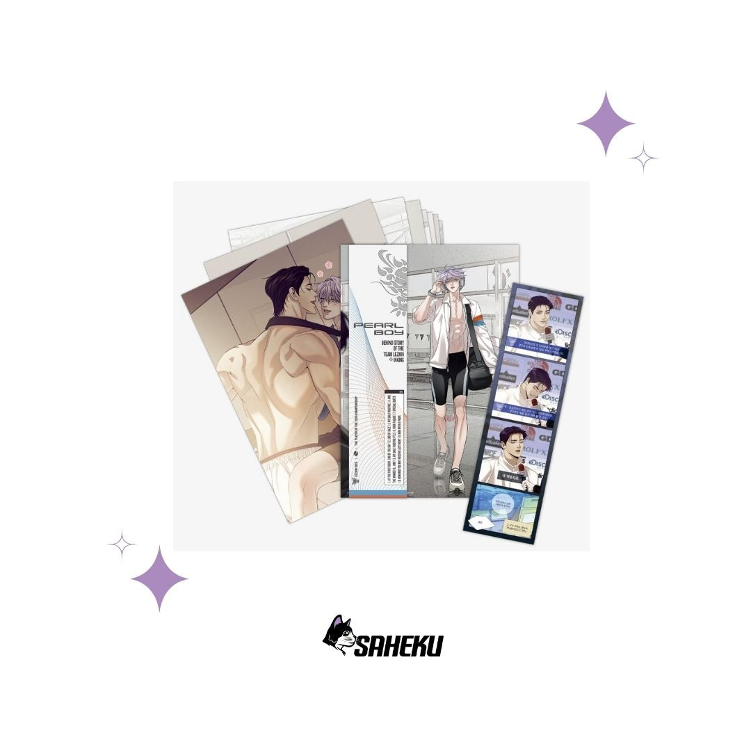 Pearl Boy Team Lezhin Behind Postcard Set