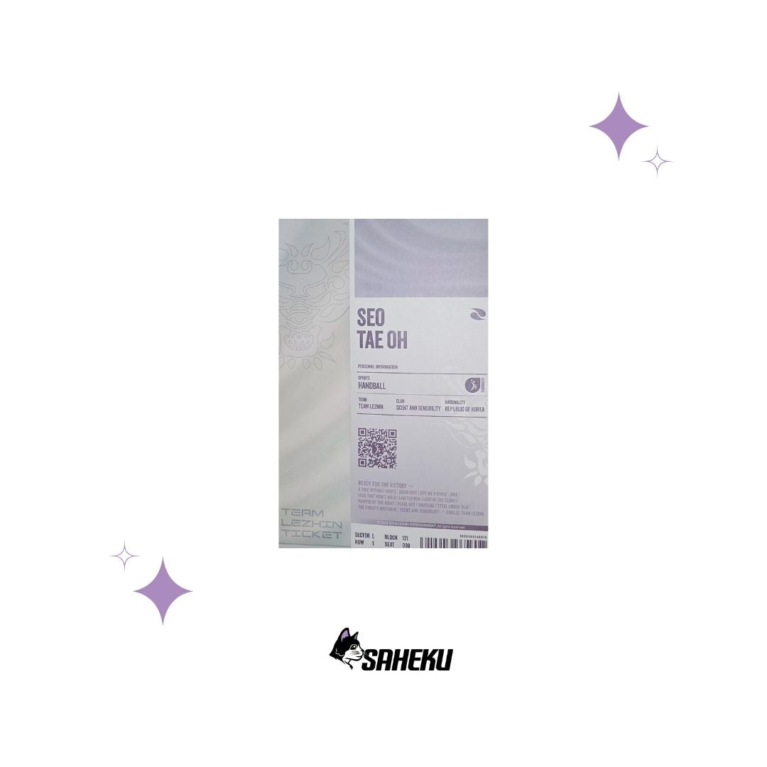 MERCH LEZHIN TICKET 2024
