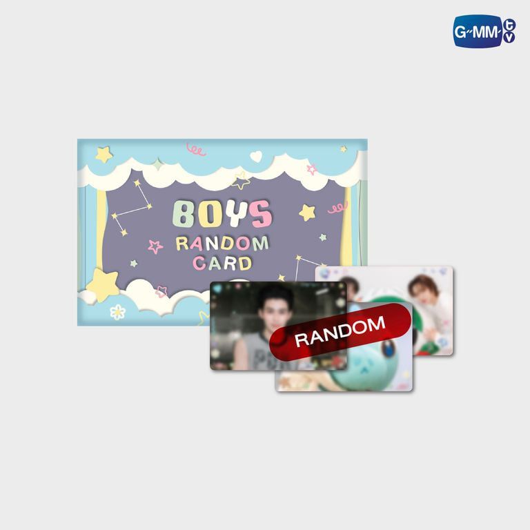 [BAJO PEDIDO] BOYS COLLECTIBLE RANDOM CARDS - GMMTV POP UP STORE IN TAIPEI 2026