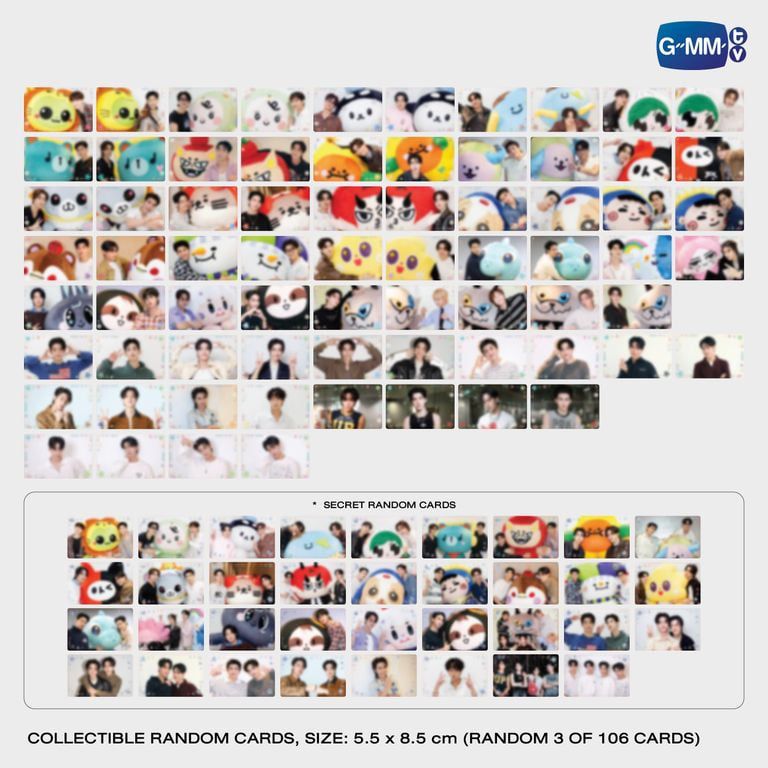 [BAJO PEDIDO] BOYS COLLECTIBLE RANDOM CARDS - GMMTV POP UP STORE IN TAIPEI 2026