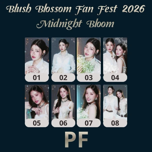 [BAJO PEDIDO] Blush Blossom Fan Fest 2026 Midnight Bloom - PahnFond (3, 4, 7 y 8)