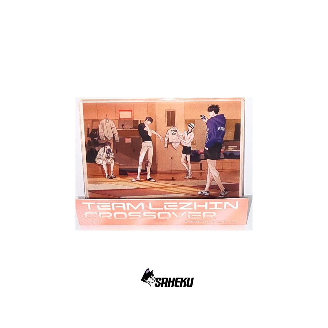 [TEAM LEZHIN] Crossover Athletes' village Acrylic Card Set Zoom out