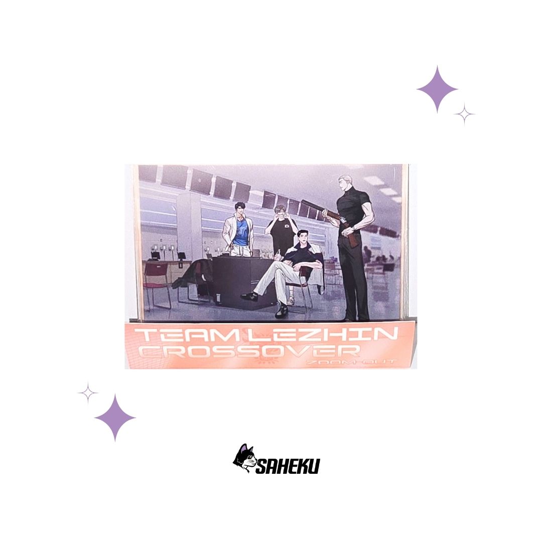 [TEAM LEZHIN] Crossover Athletes' village Acrylic Card Set Zoom out
