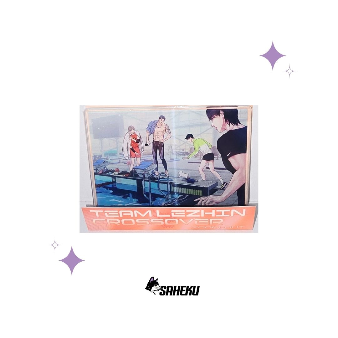 [TEAM LEZHIN] Crossover Athletes' village Acrylic Card Set Zoom out