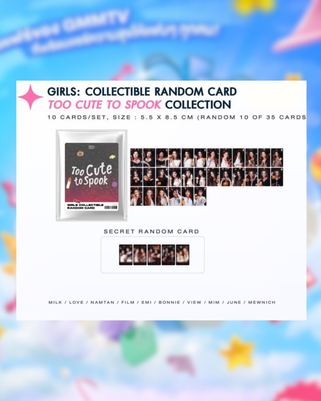 [PREVENTA] Girls: Collectible Random Card - Too Cute To Spook Collection
