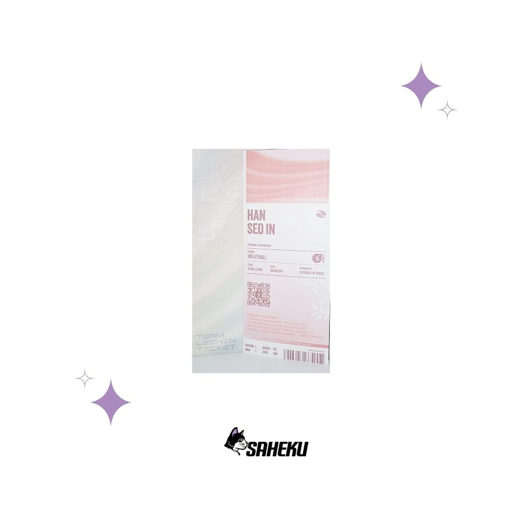 MERCH LEZHIN TICKET 2024