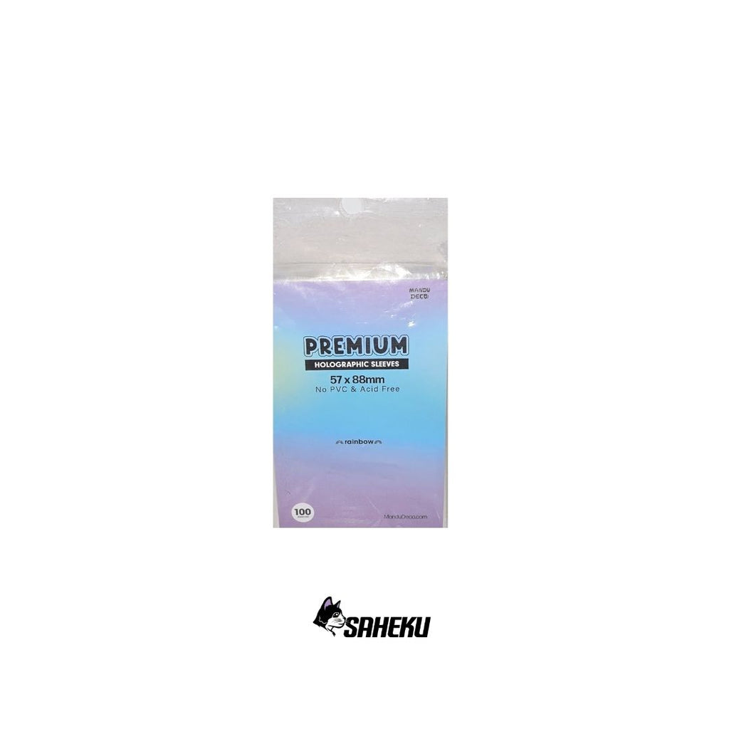 FUNDAS PARA TARJETAS FOTOGRÁFICAS HOLOGRAFICAS PREMIUM - VERSIÓN ARCO IRIS