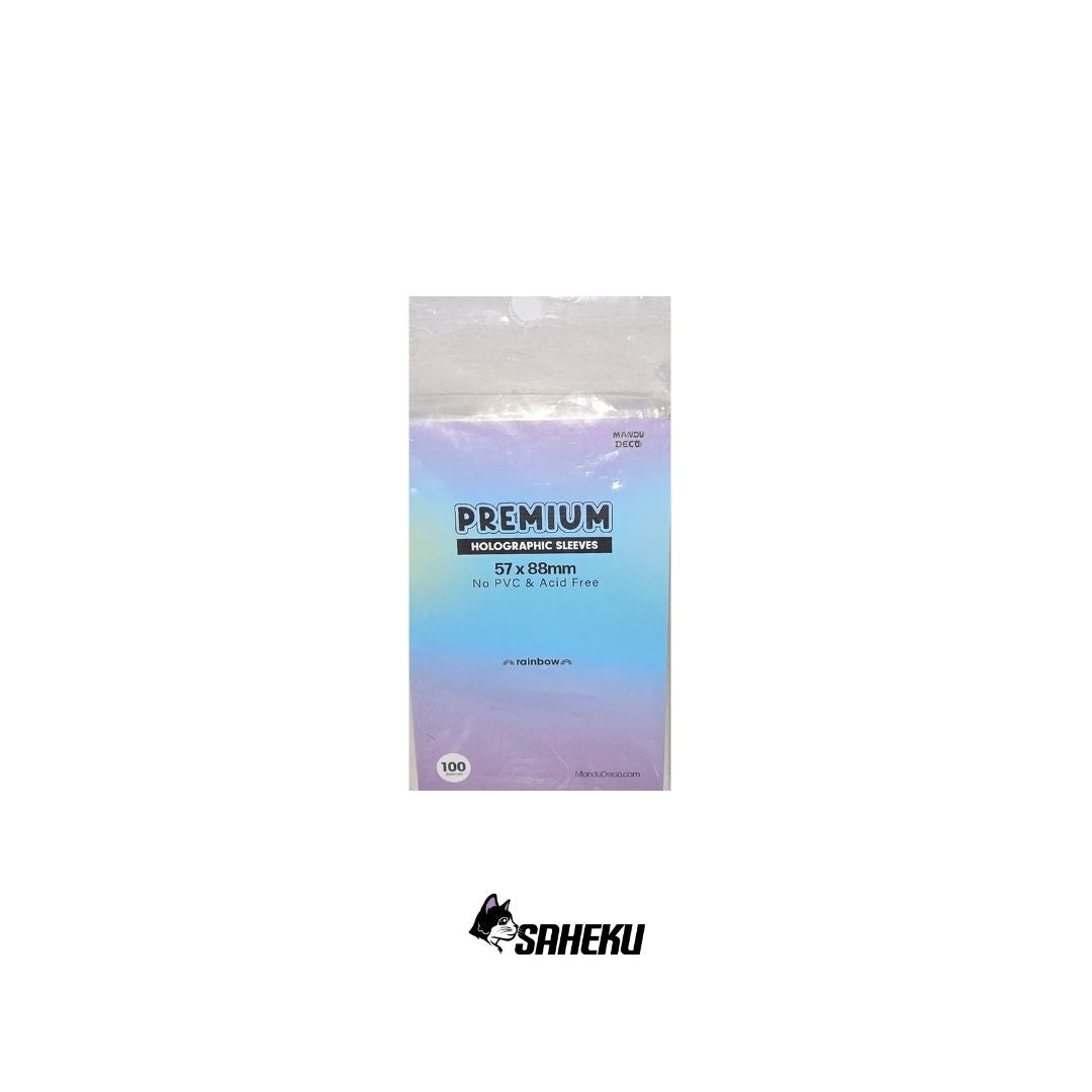 FUNDAS PARA TARJETAS FOTOGRÁFICAS HOLOGRAFICAS PREMIUM - VERSIÓN ARCO IRIS