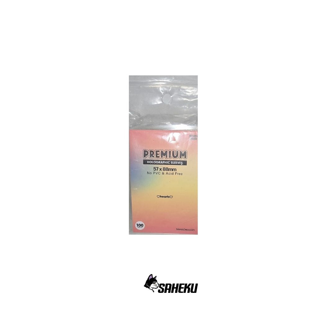 FUNDAS PARA TARJETAS FOTOGRÁFICAS HOLOGRAFICAS PREMIUM - VERSIÓN CORAZÓN