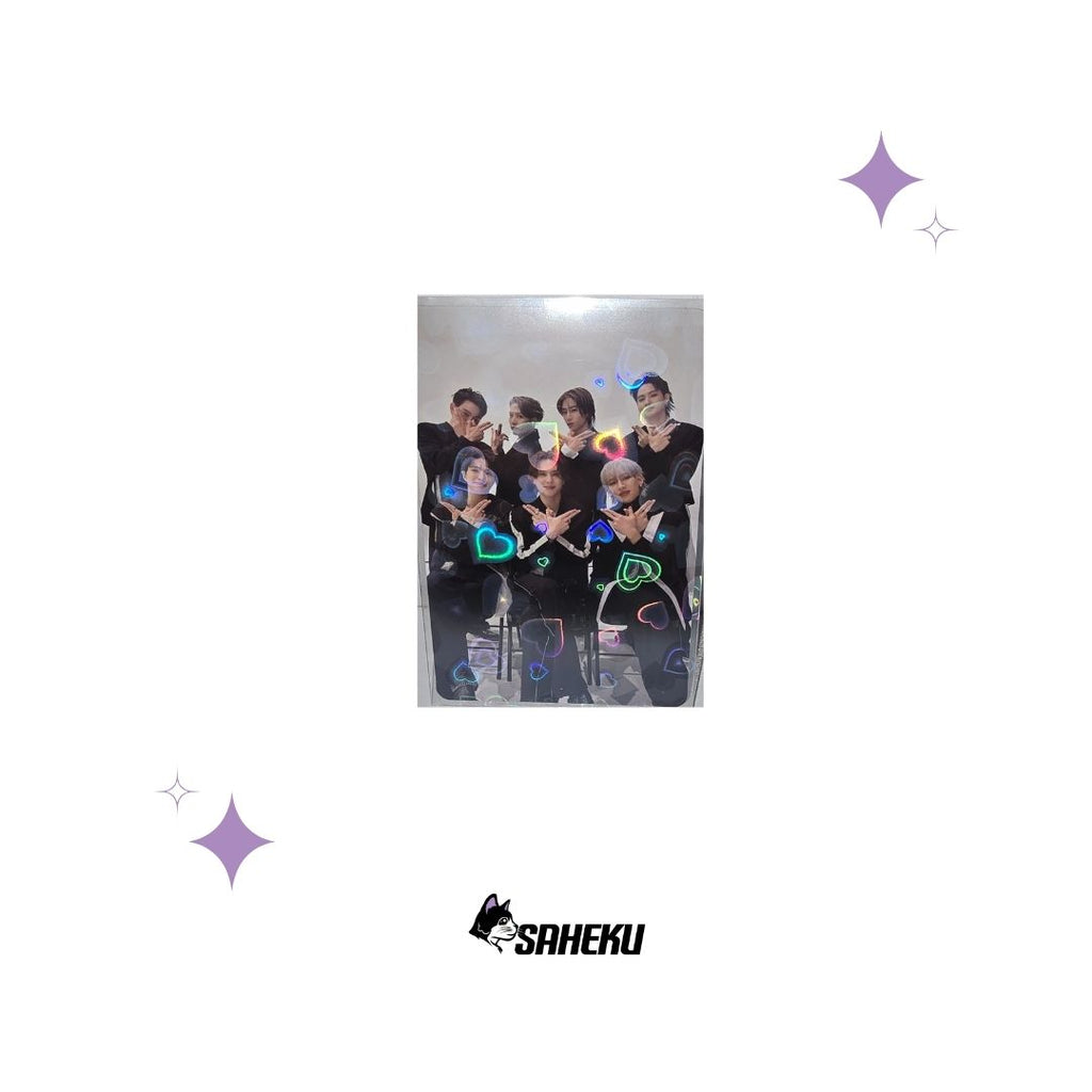 FUNDAS PARA TARJETAS FOTOGRÁFICAS HOLOGRAFICAS PREMIUM - VERSIÓN CORAZÓN