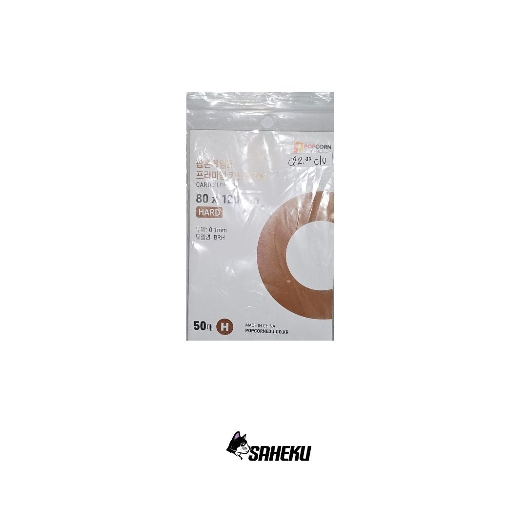 Sleeves 80 x 120 mm popcorn por unidad