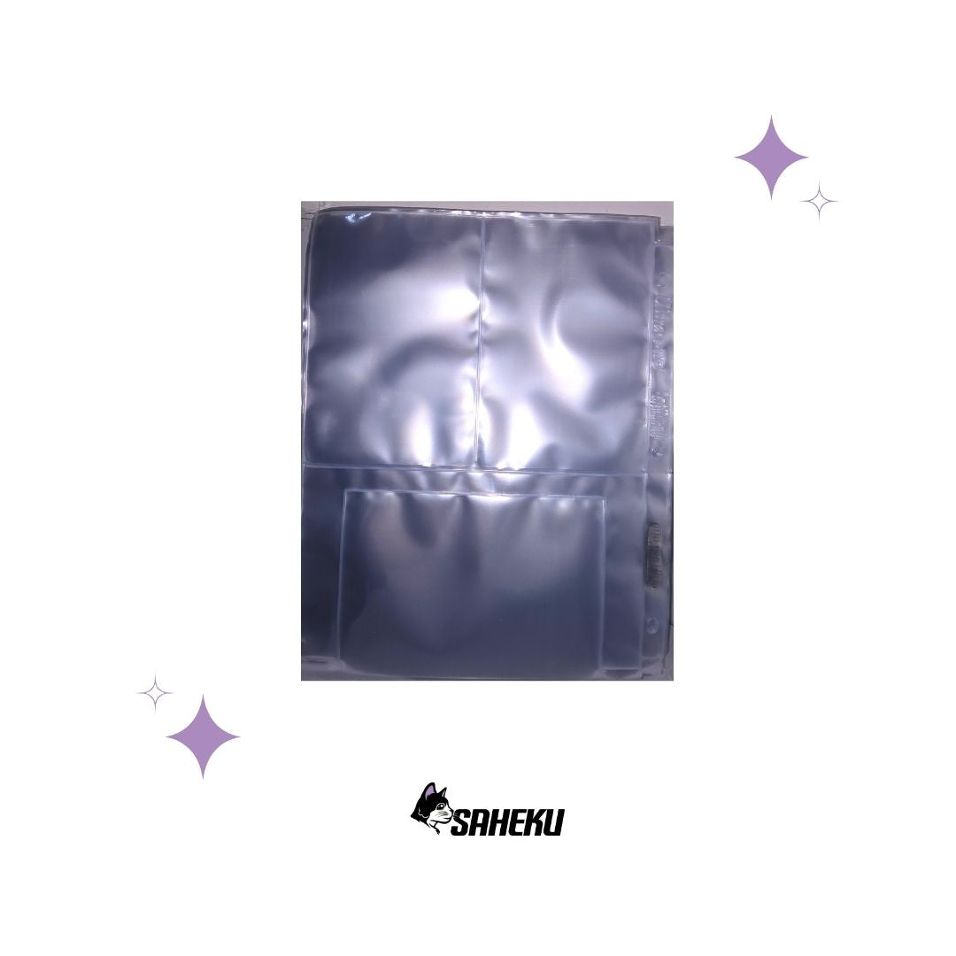 Ultra PRO: Platinum Hologram 3-Pocket Pages - 3-Holes (4" x 6" x 5 unidades)
