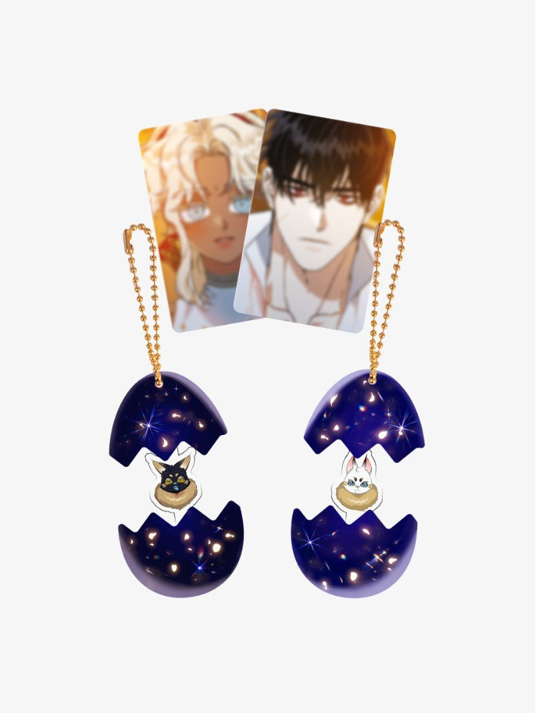 [PREVENTA] Blossoms of the White Night FENRIR EGG ACRYLIC KEYRING