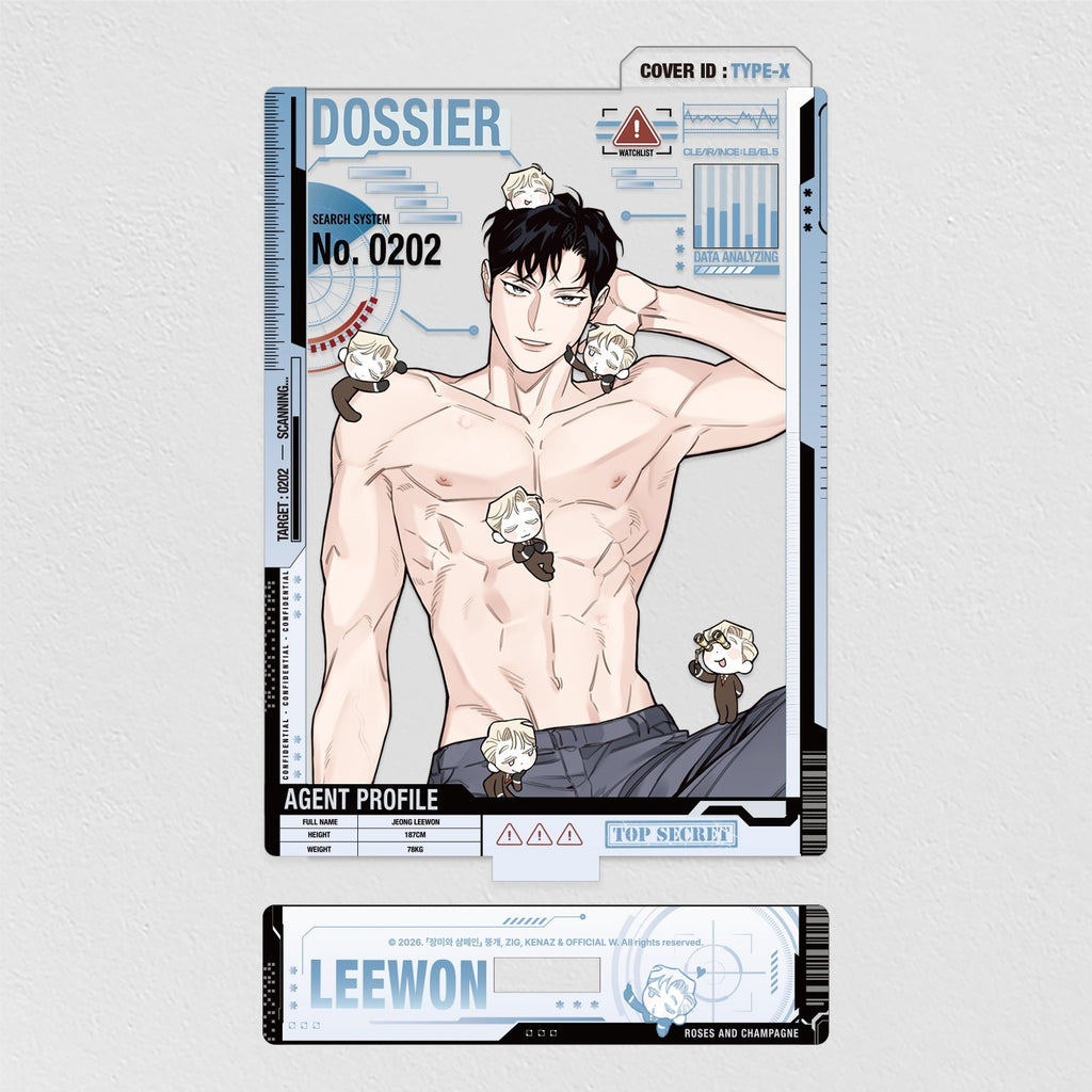 [BAJO PEDIDO] "Roses and Champagne" Lee Won Dress-Up Acrylic Stand