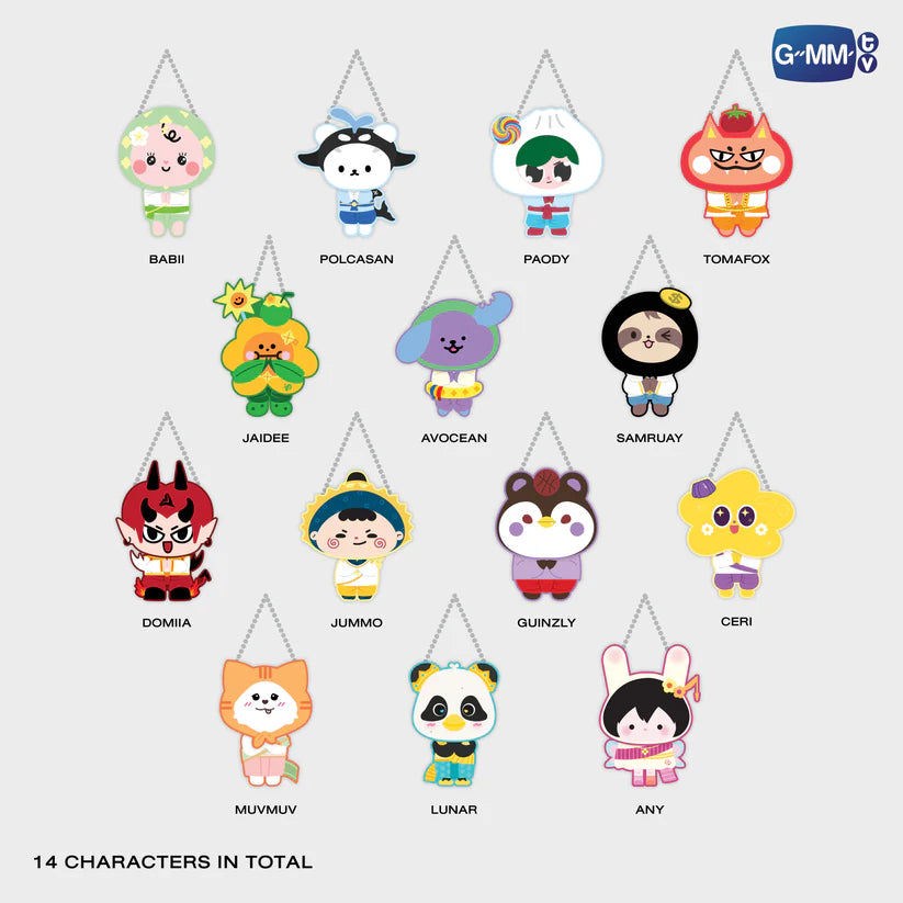 Fandom Character Jiggle Keyring Random BOX A SET - Character Fest Thailand 2025
