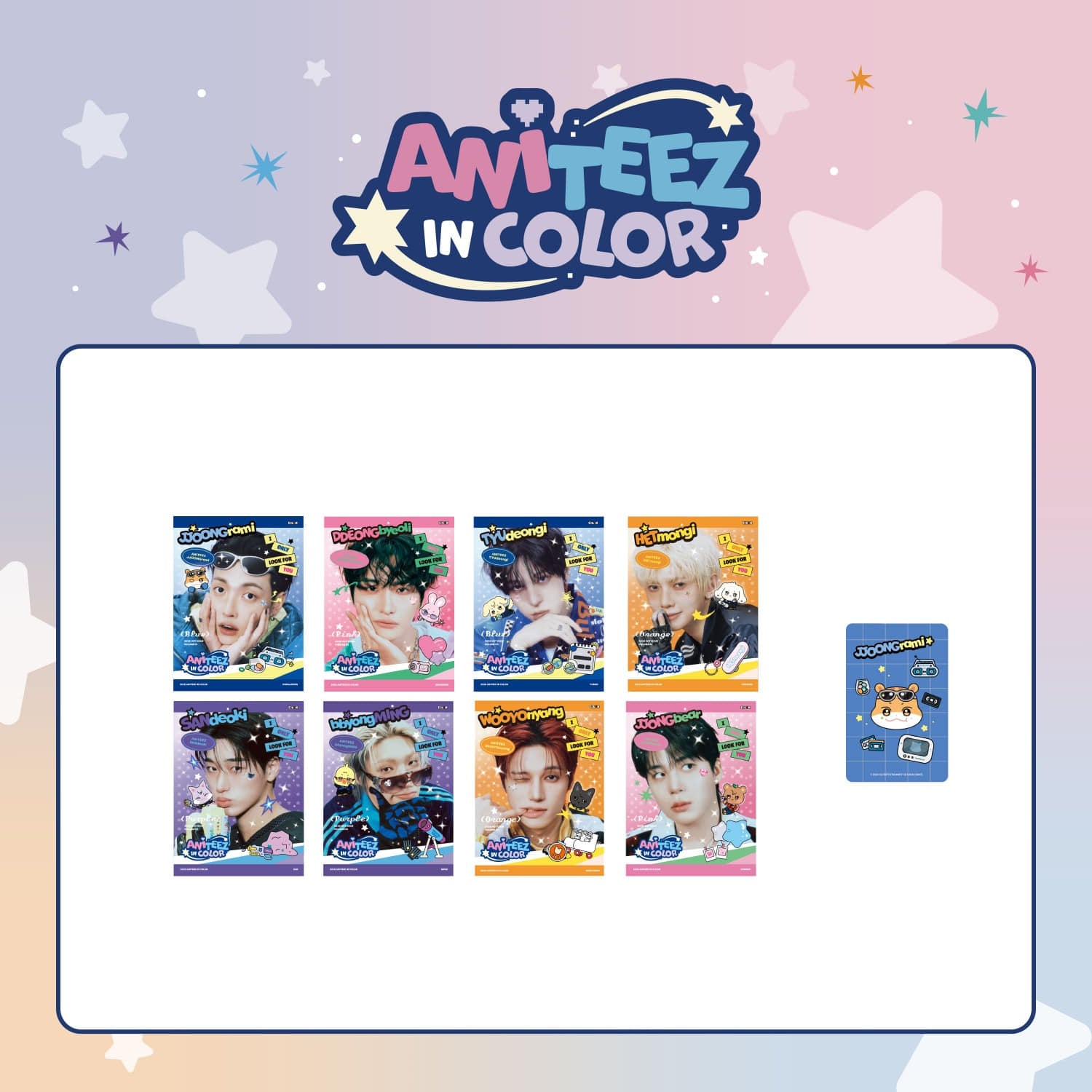 [PREVENTA] ATEEZ X ANITEEZ POP-UP STORE [ANITEEZ IN COLOR] MD 20. 미니 포토북 (MINI PHOTOBOOK)