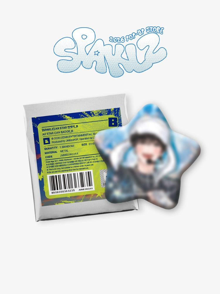 [BAJO PEDIDO] AR STAR CAN BADGE A-B (B.F. ver. - MEMBER ver.) ALEATORIO
