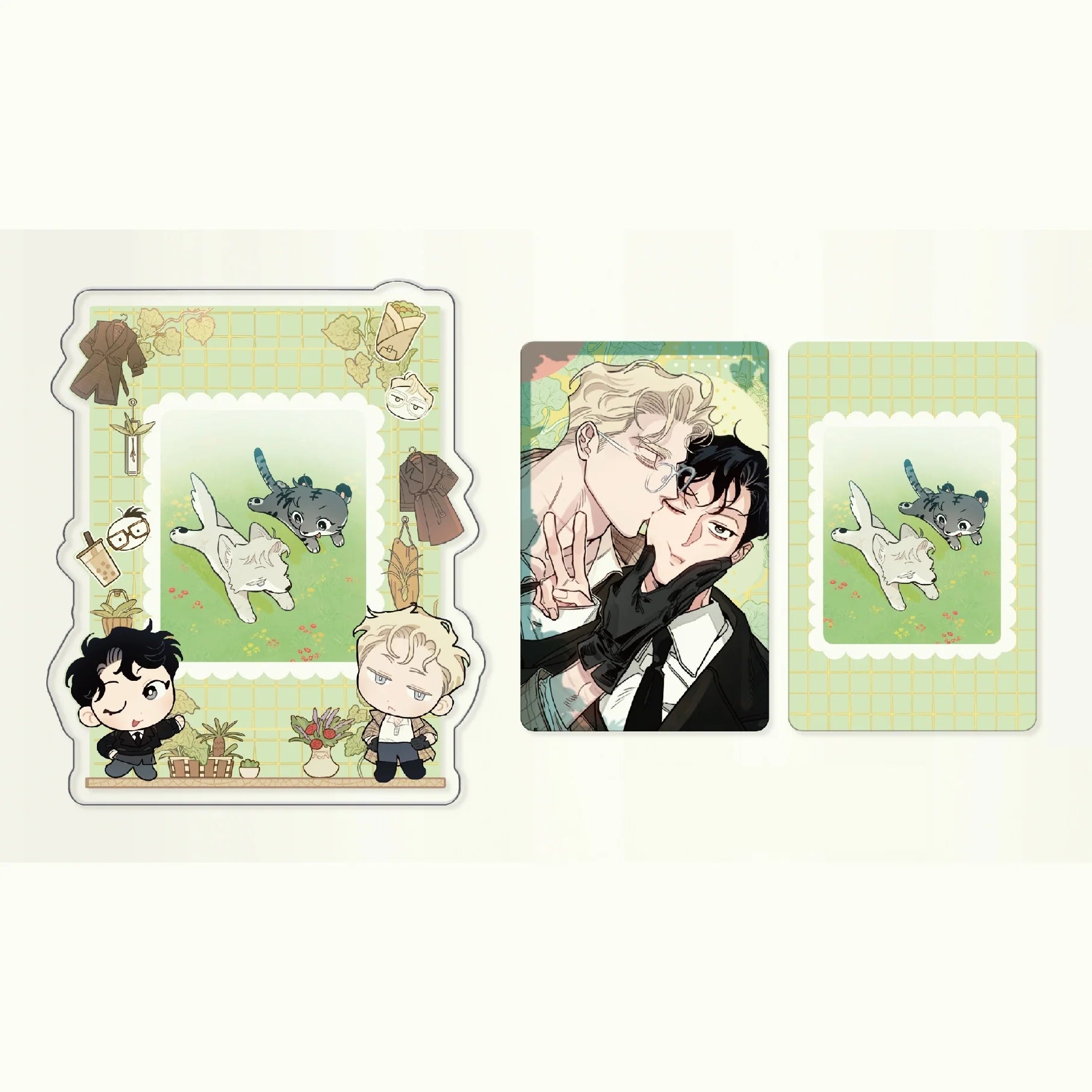 [PREVENTA] Roses and Champagne 'Bouquet' Acrylic Photo Frame Fridge Magnet
