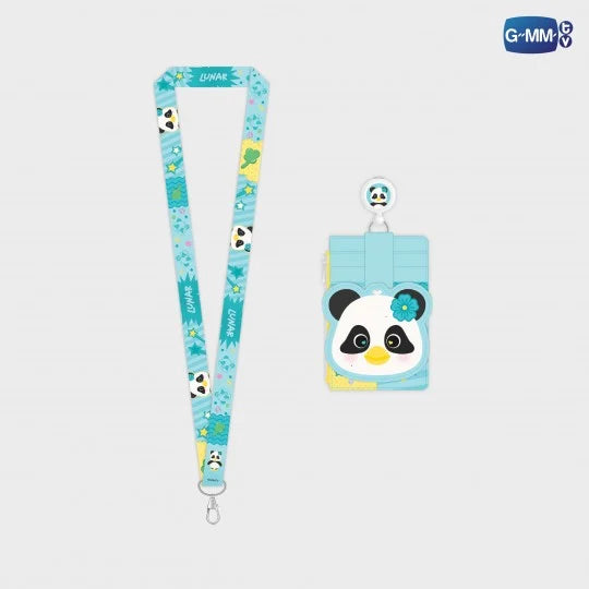 [BAJO PEDIDO] LUNAR LEATHER MULTI CARD HOLDER WITH STRAP