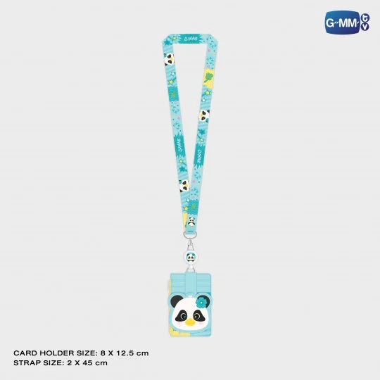 [BAJO PEDIDO] LUNAR LEATHER MULTI CARD HOLDER WITH STRAP