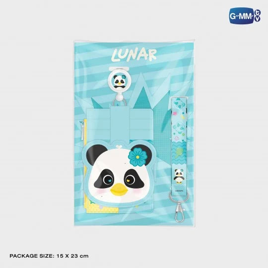 [BAJO PEDIDO] LUNAR LEATHER MULTI CARD HOLDER WITH STRAP