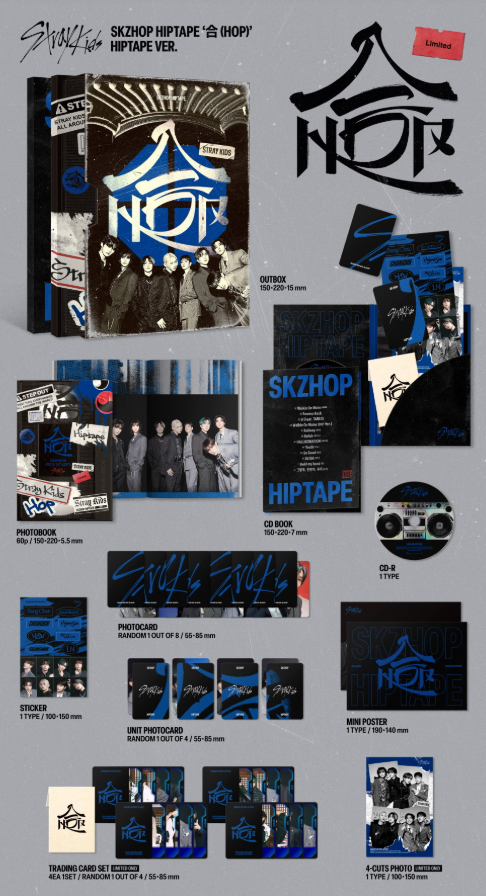 [LIMITED] Stray Kids Album - SKZHOP HIPTAPE '合 (HOP)' CD