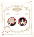 Roses and Champagne SD Badge Set (58mm)
