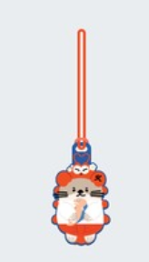 Fandom Character Rubber Tag - Nong Nooong Character Fest Thailand 2025