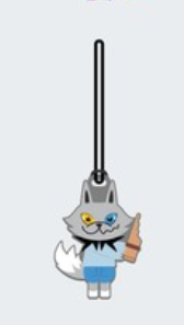 Fandom Character Rubber Tag - Lykyou Character Fest Thailand 2025