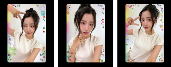 [BAJO PEDIDO] Photocards Girls Selfie Heart Shot