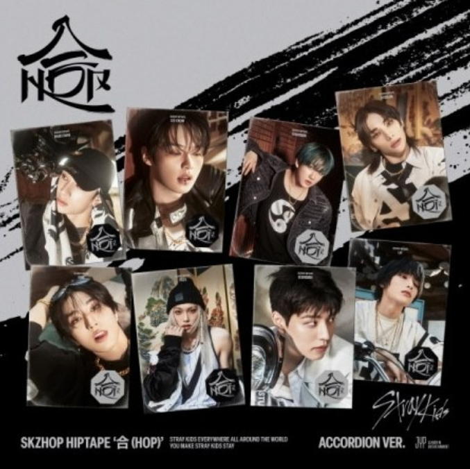 [ACCORDION] Stray Kids Album - SKZHOP HIPTAPE '合 (HOP)' (Random Ver.) CD