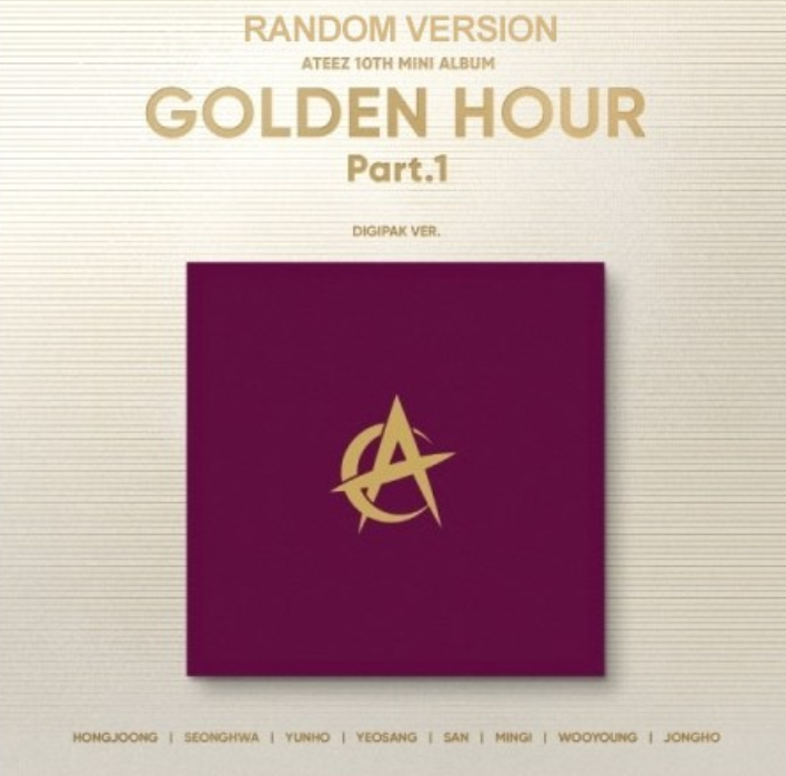 [DIGIPACK] ATEEZ 10th Mini Album - GOLDEN HOUR : Part.1 (Random Ver.) CD