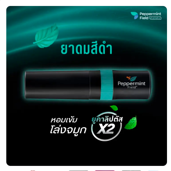 [Bajo pedido] Peppermint Field Black Inhaler