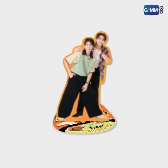 cat for cash spinning acrylic standee