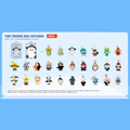 [ESPERA DE STOCK] TINY FRIENDS DOLL KEYCHAIN