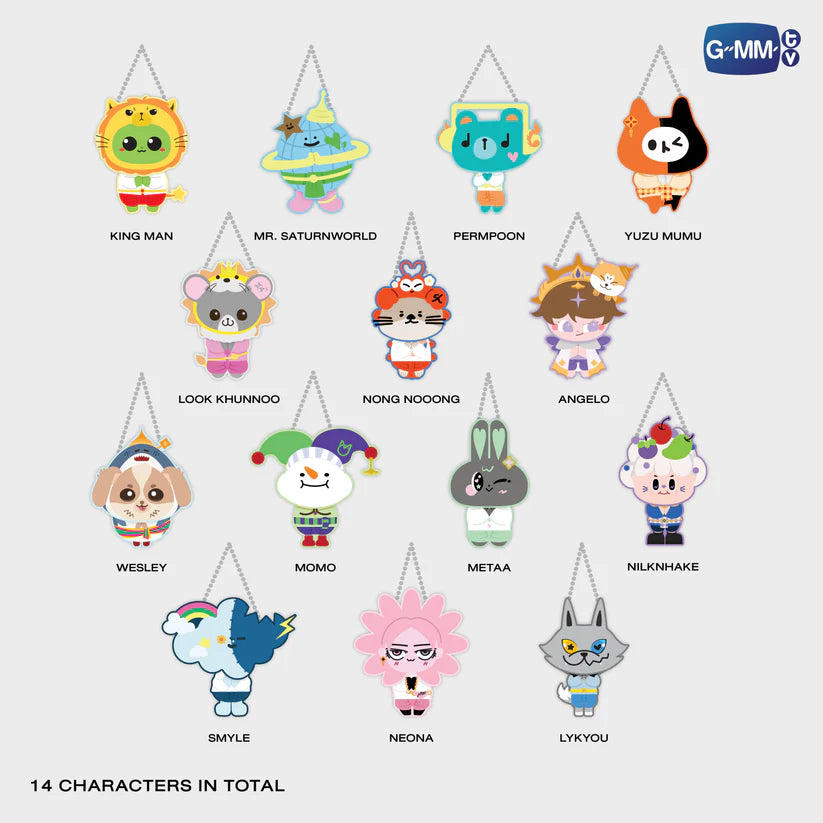 Fandom Character Jiggle Keyring Random BOX B - Character Fest Thailand 2025