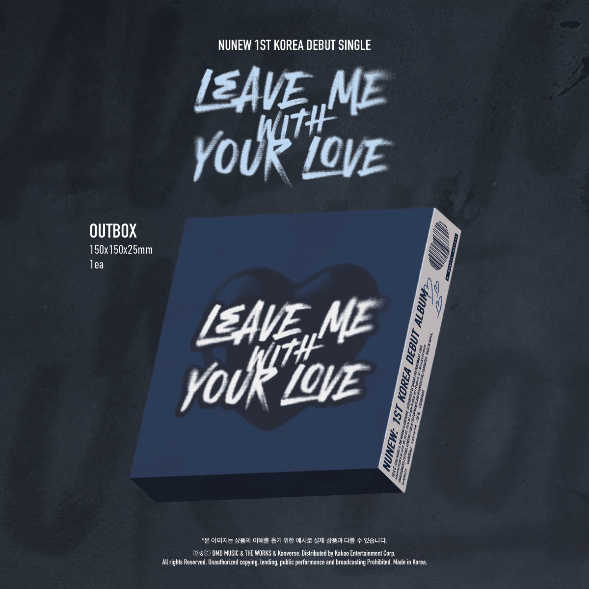 [PREVENTA] NuNew Korea Debut Single [LEAVE ME WITH YOUR LOVE]