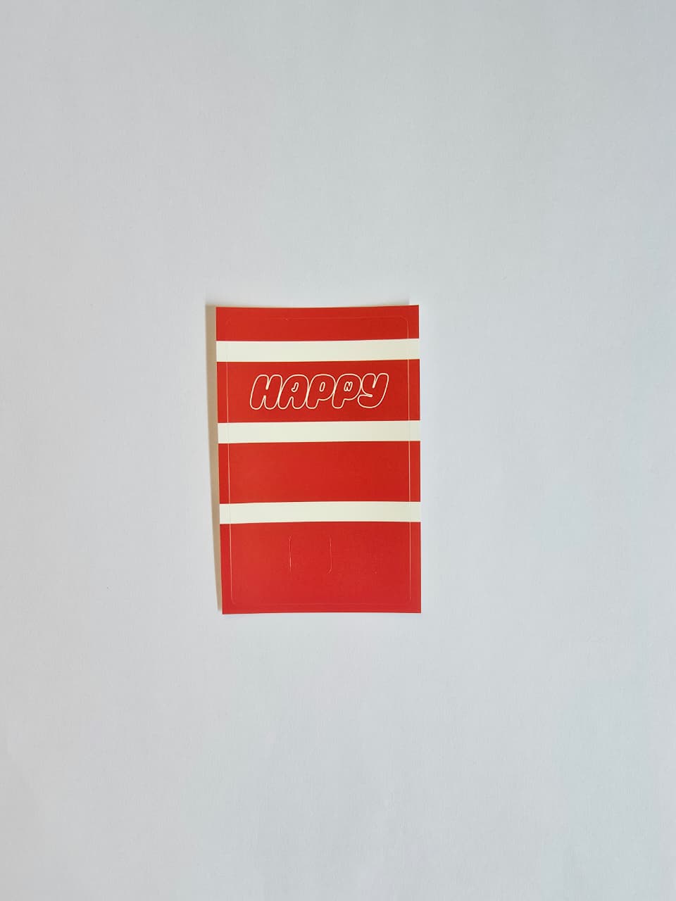 [ENTREGA INMEDIATA] Sticker Happy ver. Rojo