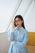 [Bajo pedido] Blue striped shirt