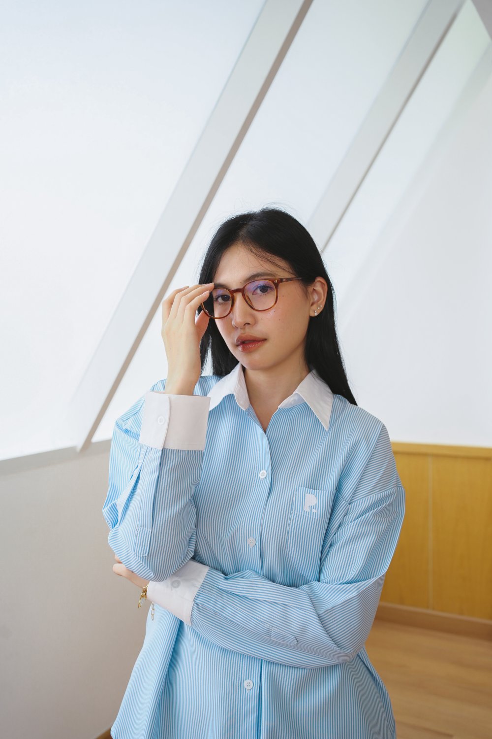 [Bajo pedido] Blue striped shirt