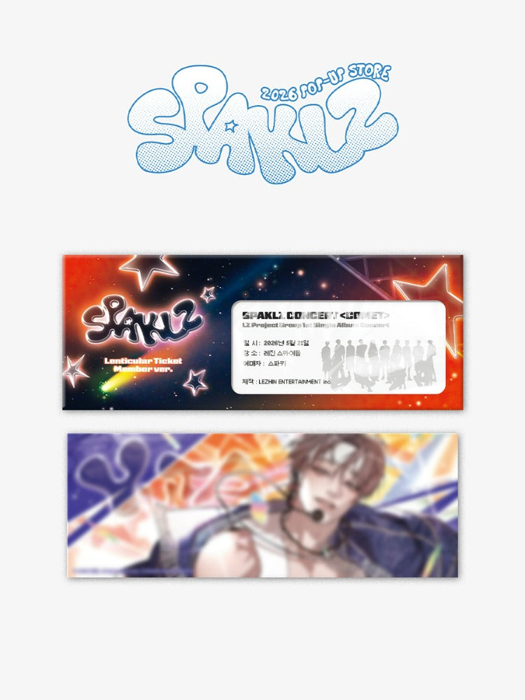 [BAJO PEDIDO] LENTICULAR TICKET A-B (B.F VER. - MEMBER ver.) ALEATORIO