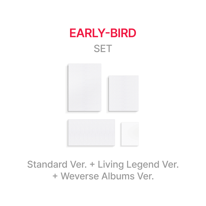 [PREVENTA] [EARLY-BIRD] 'ARIRANG' (Set) + 'ARIRANG' (Living Legend Ver.) + 'ARIRANG' (Weverse Albums ver.) Set