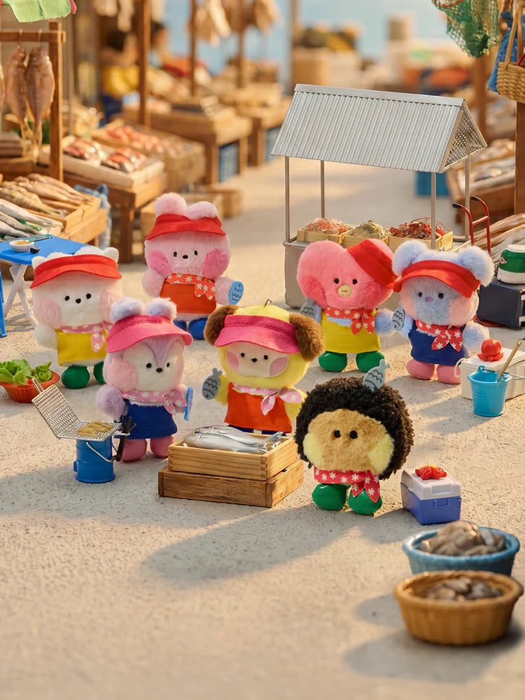 [BAJO PEDIDO] BT21 부산 자갈치시장 인형 키링