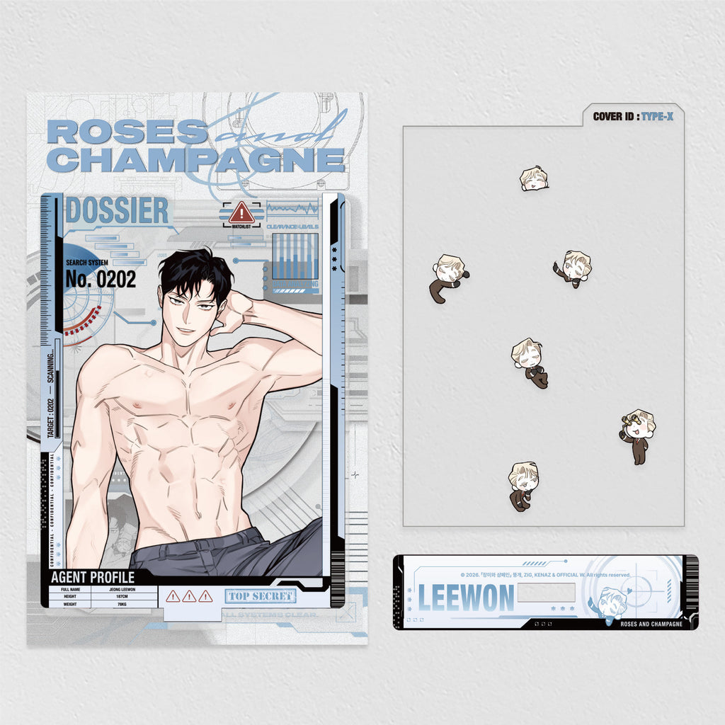 [BAJO PEDIDO] "Roses and Champagne" Lee Won Dress-Up Acrylic Stand