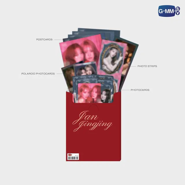 [PREVENTA] JANJINGJING MINI PHOTO SET | BLUSH BLOSSOM FAN FEST 2026 : MIDNIGHT BLOOM