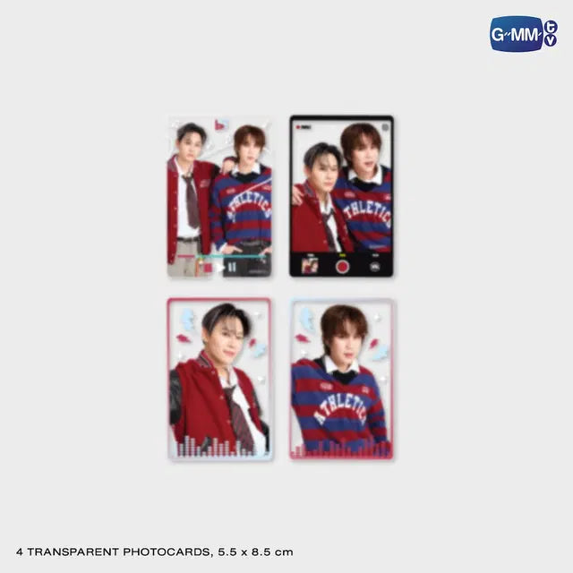 [BAJO PEDIDO] BOUNPREM TRANSPARENT PHOTO SET | FEEL FAN FUN PARTY CONCERT