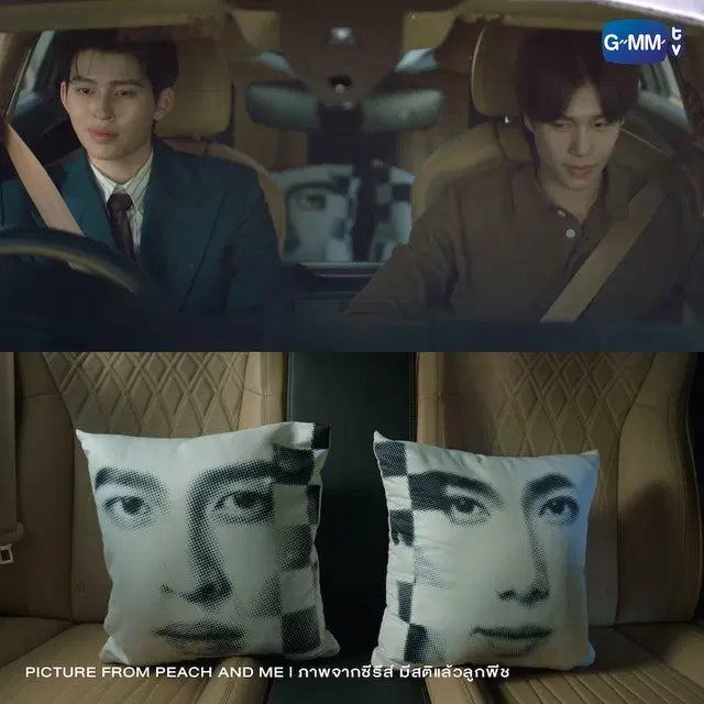 [BAJO PEDIDO] THEE AND PEACH PILLOW COVER SET | มีสติแล้วลูกพีช PEACH AND ME