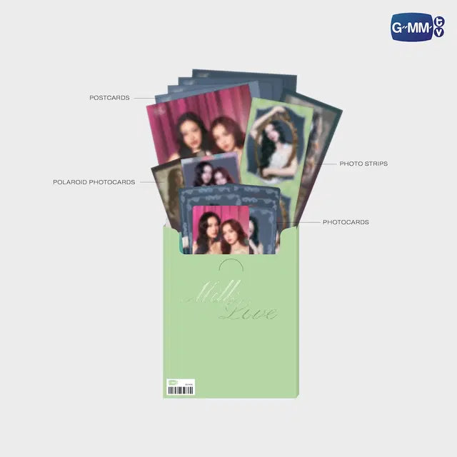 [PREVENTA] MILKLOVE MINI PHOTO SET | BLUSH BLOSSOM FAN FEST 2026 : MIDNIGHT BLOOM