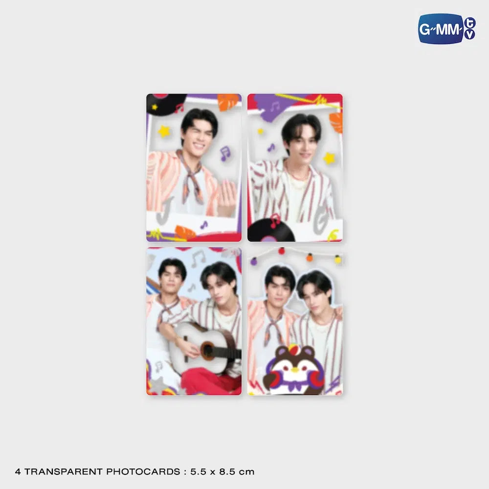 [BAJO PEDIDO] JOSS GAWIN HEAT & BEAT CONCERT TRANSPARENT PHOTO SET