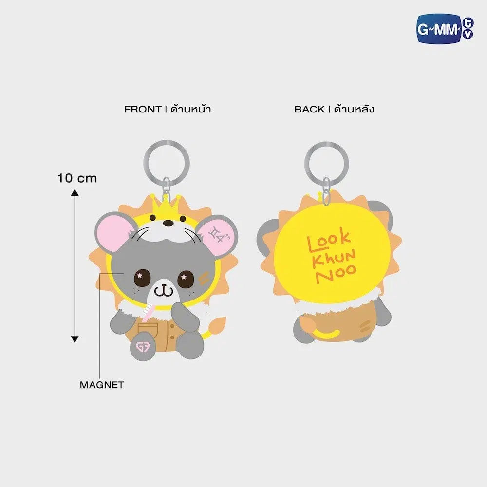 [PREVENTA] LOOK KHUNNOO LITTLE ARTIST MAGNETIC DOLL KEYCHAIN (FOURTH VERSION)